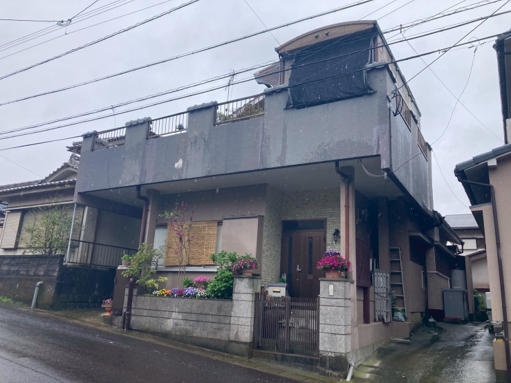 戸建住宅の外壁・屋根塗装・施工前